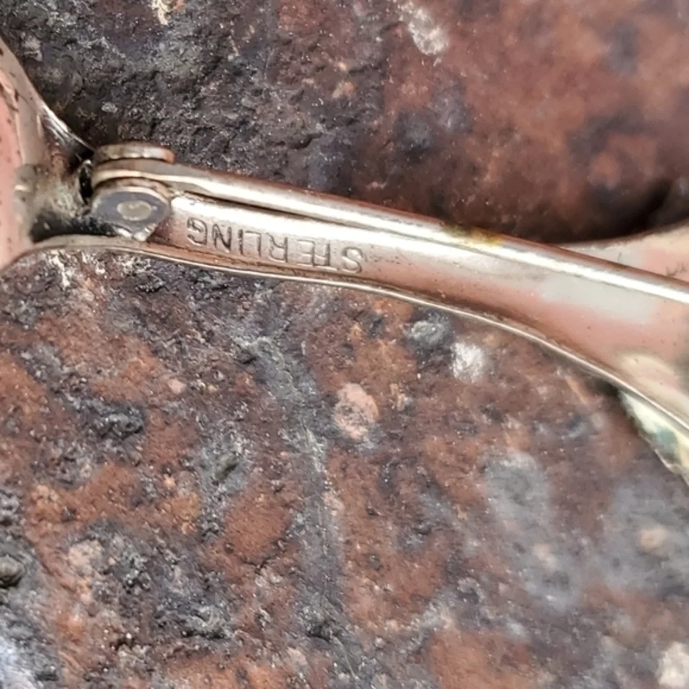 Vintage sterling‎ spoon brooch